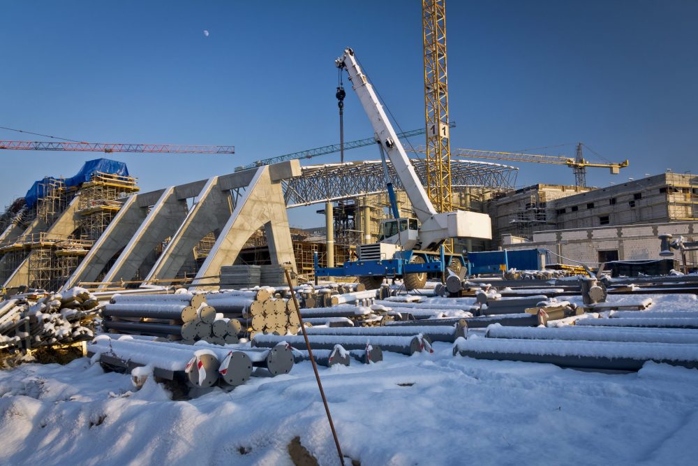 Construction - On Site winter workplace safety